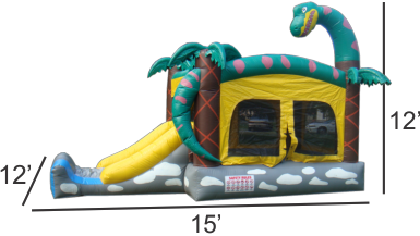 Toddler Dinosaur bounce house