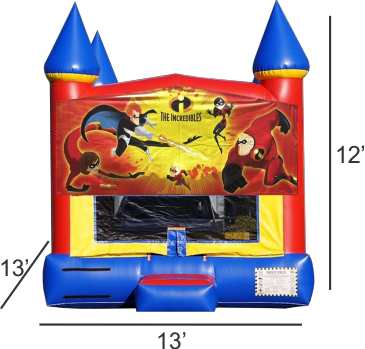 The Incredibles Bounce House