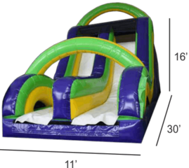 <strong><span style='color:#0000ff;'>16ft Radical Double Slide </span></strong>