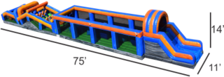 <strong><span style='color:#0000ff;'>75ft Warriors Mega Jump Obstacle Course</span></strong>