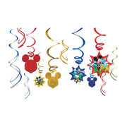 Disney Mickey Mouse Swirl Decorations