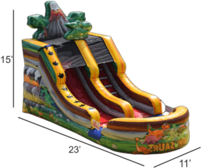 <strong><span style='color:#0000ff;'>15ft Jurassic Dinosaur Slide<font color='red'><marquee>***Exclusive Jumping Hearts Design***</marquee></font> </span></strong>