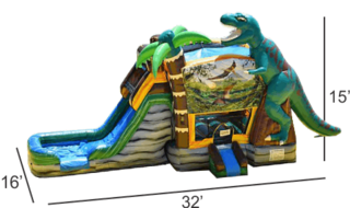 <strong><span style='color:#0000ff;'>Jurassic Dinosaur Combo (Wet)<font color='red'><marquee>***Exclusive Jumping Hearts Design***</marquee></font> </span></strong>