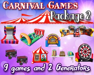 <strong><span style='color:#0000ff;'>Carnival Games Package 2<font color='red'> <s>$1830</s></font></span></strong>
