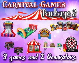 <strong><span style='color:#0000ff;'>Carnival Games Package 2<font color='red'> <s>$1830</s></font></span></strong>