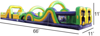 <strong><span style='color:#0000ff;'>66ft Radical Race Obstacle Course</span></strong>