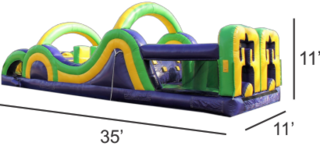 <strong><span style='color:#0000ff;'>35ft Radical Run Obstacle Course</span></strong>