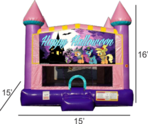 <strong><span style='color:#0000ff;'>Spooky Ponies Halloween Bounce House</span></strong>