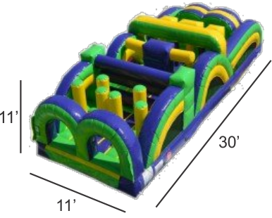 30ft Wild Rush Obstacle Course