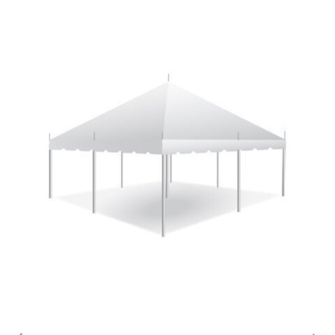 20' x 20' Pole Tent Rentals Savannah Ga