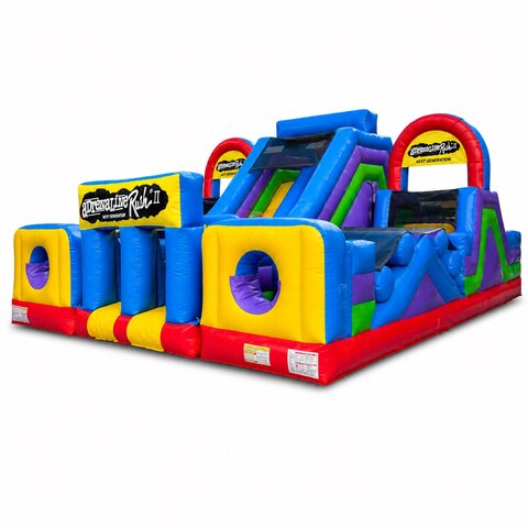 Adrenaline Rush II three-piece obstacle course rental in Savannah GA