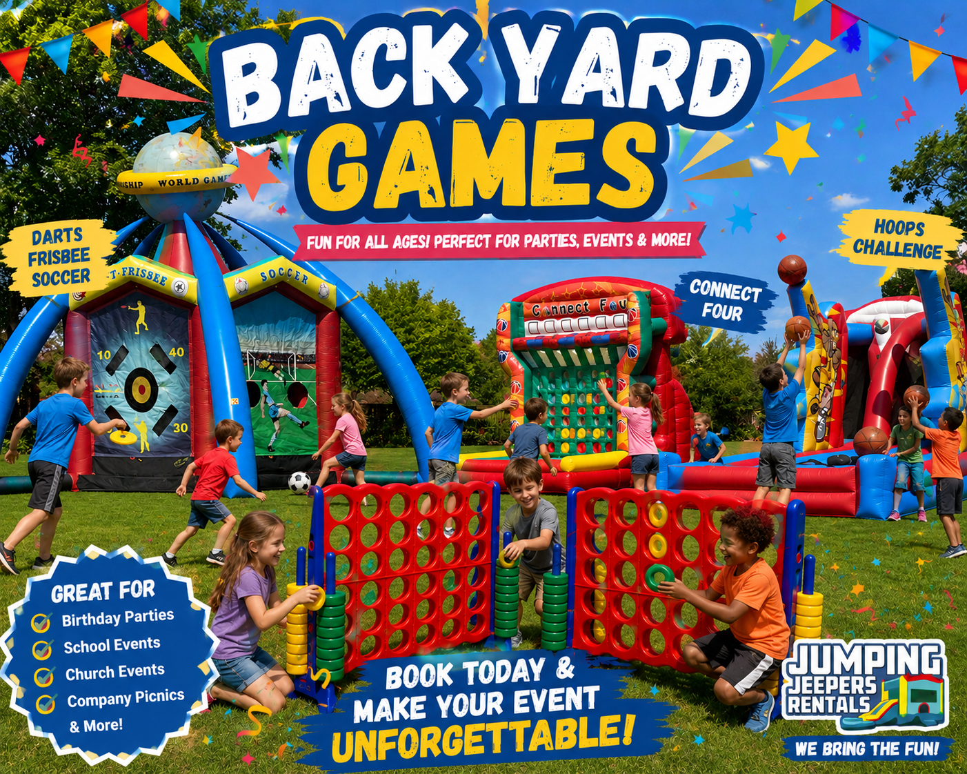 Obstacles and Games Rentals Savannah GA