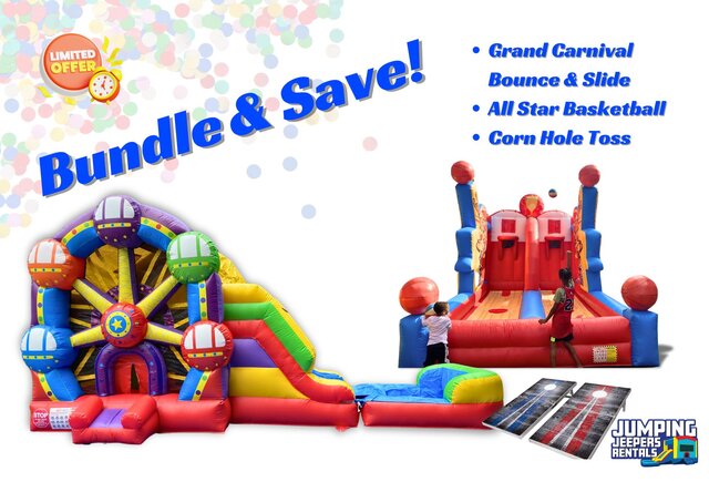 Carnival Bounce House Fun Party Package 