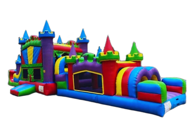 Castle Bounce House Obstacle Course