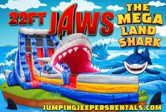 22' Jaws: The MEGA Land Shark with Slip & Slide