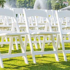 White Resin Chairs