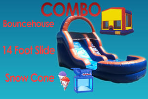 Summer Party Package With 14 foot water slide