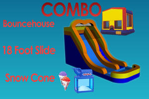 Summer Party Package With 18 Ft Water Slide