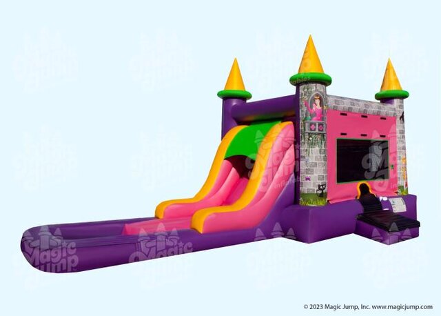 Princess Castle 5 in 1 Wet Slide