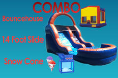 Summer Party Package With 14 foot water slide