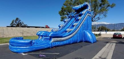 18' Single Lane Tidal Wave Waterslide