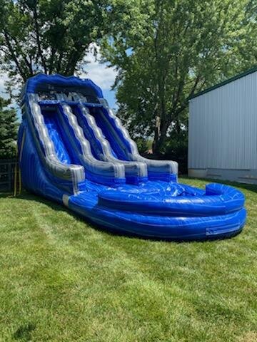 19' Dual Lane Summer Splash Dry Slide