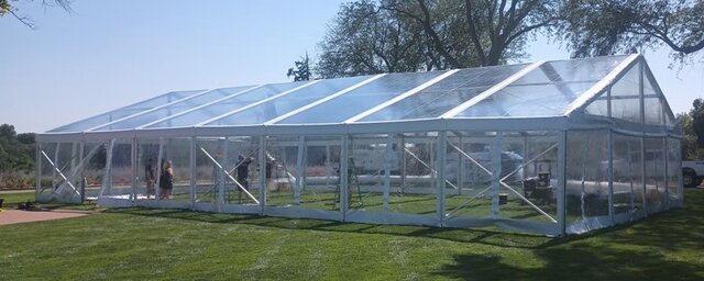 40' Clearspan clear top panel 