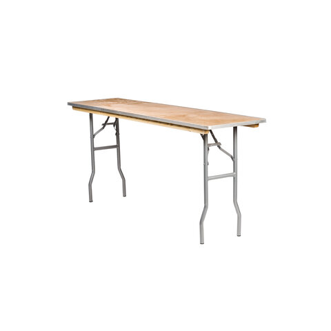 6' narrow banquet table