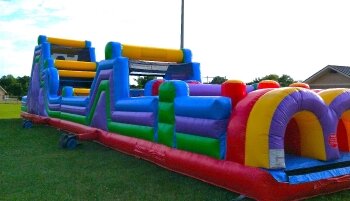 5 Color 74' Obstacle Course