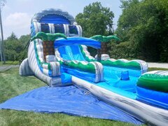 18' Rock Island Dual Lane Waterslide