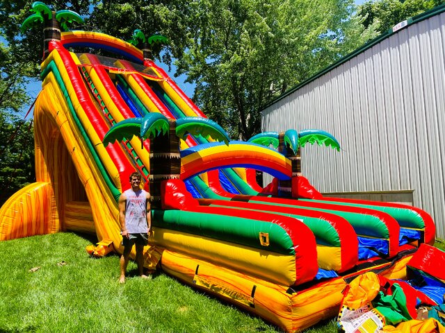 27' Tropical Paradise Dry Slide