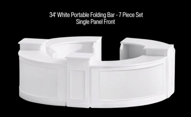 7 piece 34' portable round bar