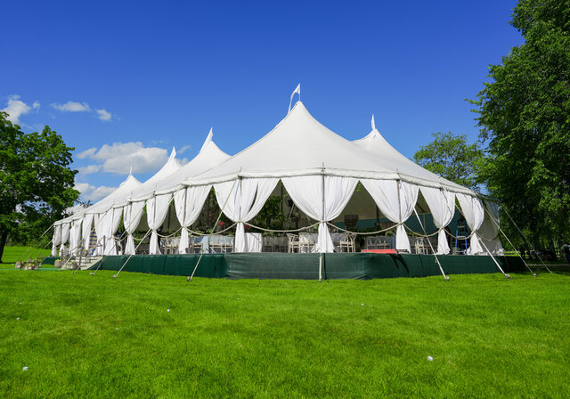 Tent Leg Drapery