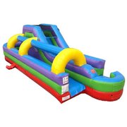 34' Retro Rainbow Waterslide + Slip N Slide