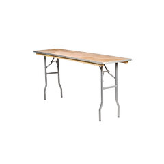 6' narrow banquet table