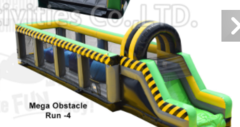 Mega Warrior Jump Obstacle Course