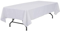 Tablecloth - 8' Tables color and texture OPTIONS AVAILABLE 