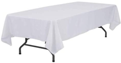 Rectangle Tablecloth - Color and Texture Options Available	