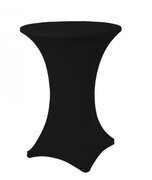 Tablecloth - 30' Black Spandex Cocktail