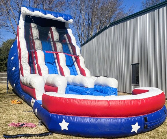 22' Stars n Strips Waterslide