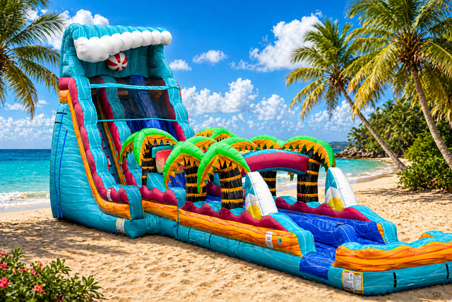 (Coming Soon) 24 FEET MYRTLE BEACH SLIP SLIDE WITH POOL