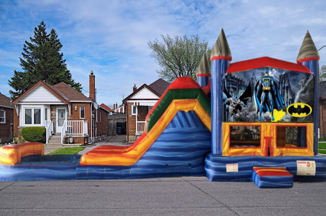 CUSTOM THEME MARBLE WATER COMBO WITH POOL-BAT-MAN