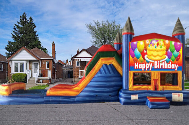 CUSTOM THEME MARBLE WATER COMBO WITH POOL-BIRTHDAY