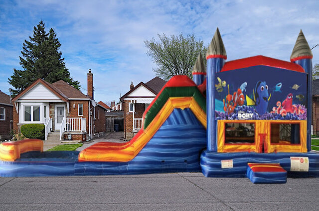 CUSTOM THEME MARBLE WATER COMBO WITH POOL-FINDING DORY