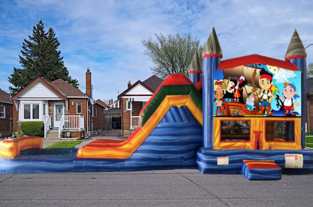 CUSTOM THEME MARBLE WATER COMBO WITH POOL-JAKE THE PIRATE