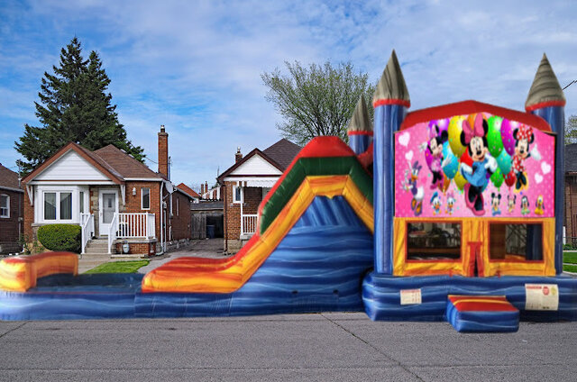 CUSTOM THEME MARBLE WATER COMBO WITH POOL-MINDY MOUSE