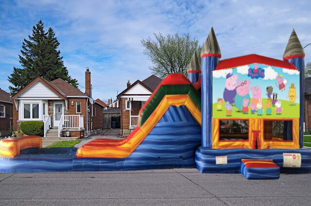 CUSTOM THEME MARBLE WATER COMBO WITH POOL-PEPPA PIG