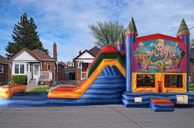 CUSTOM THEME MARBLE WATER COMBO WITH POOL-SHOPKINS