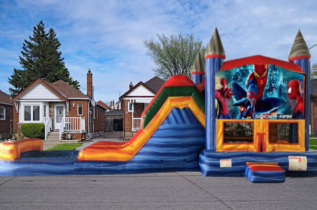 CUSTOM THEME MARBLE WATER COMBO WITH POOL-SPIDER-MAN