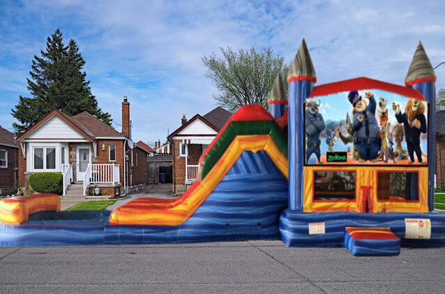 CUSTOM THEME MARBLE WATER COMBO WITH POOL-ZOOTOPIA